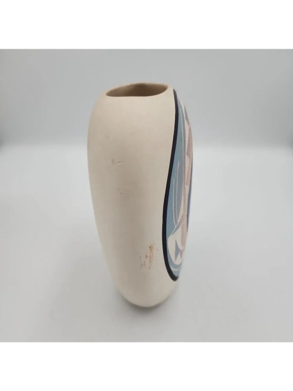 Vintage Native American Art Vase Pottery Sally Dineh Southwest 6